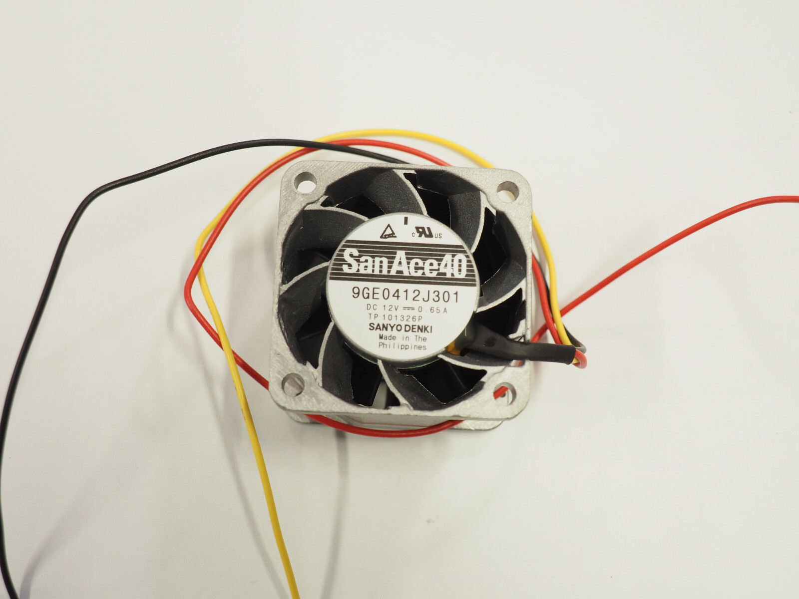 SANYO DENKI SANACE40 9GE0412J301 DC 12V 0.65A Aluminum Frame Cooling Fan