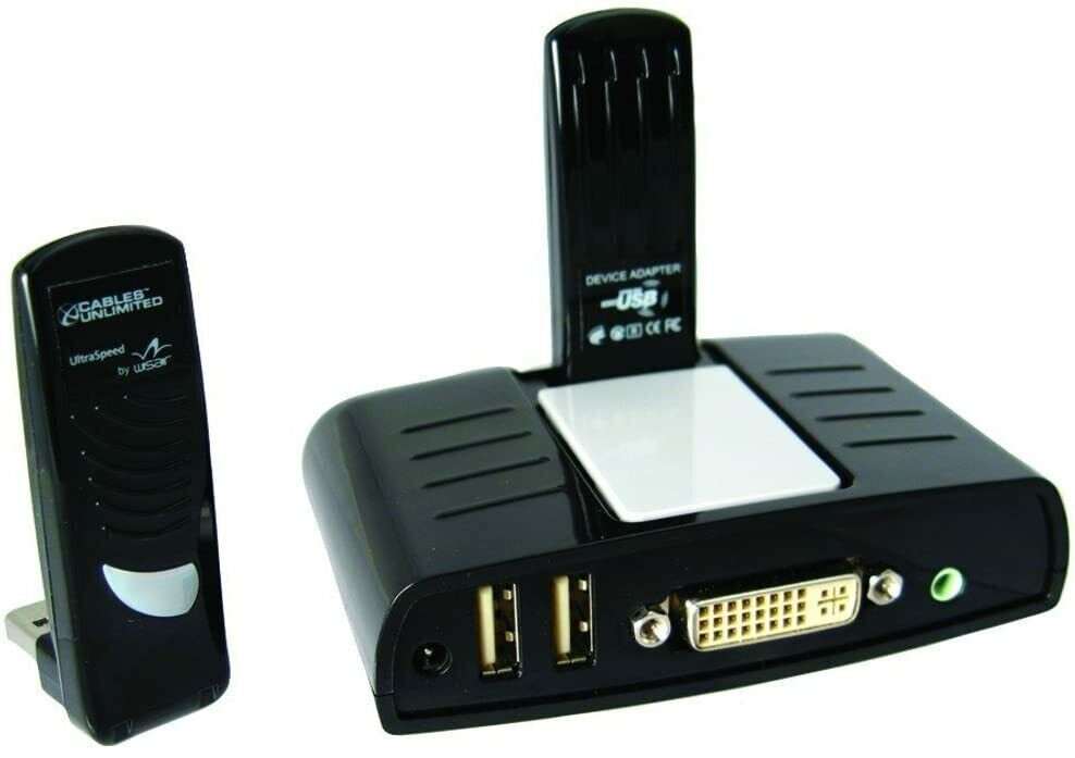 Cables Unlimited USB-DD3000 Display Dock Wireless USB Docking Station With Video