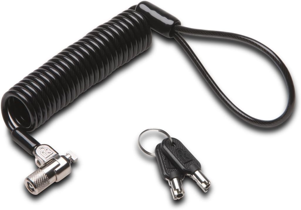 Kensington MicroSaver 2.0 Portable Keyed Laptop Lock Cable w/ Keys - K64423WW