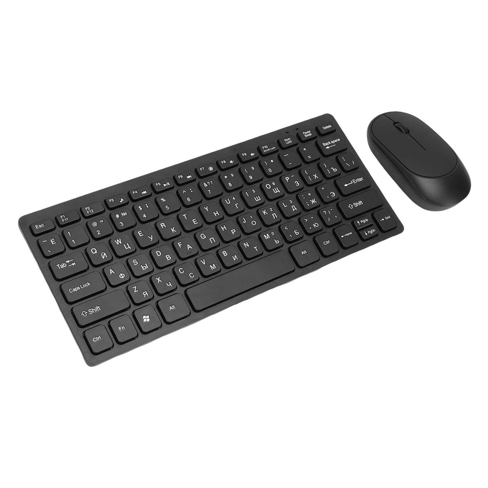 Russian Keyboard Mouse Set 78 Keys Slim 2.4G Wireless Keyboard And Mouse Co LOHN