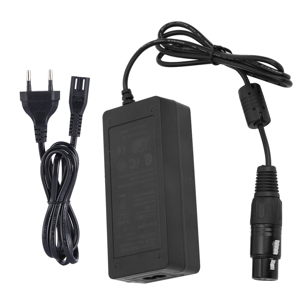 4 Core XLR Connector Adapter DC12V 3A Power Supply Charger For Camcorder Mo ZECW