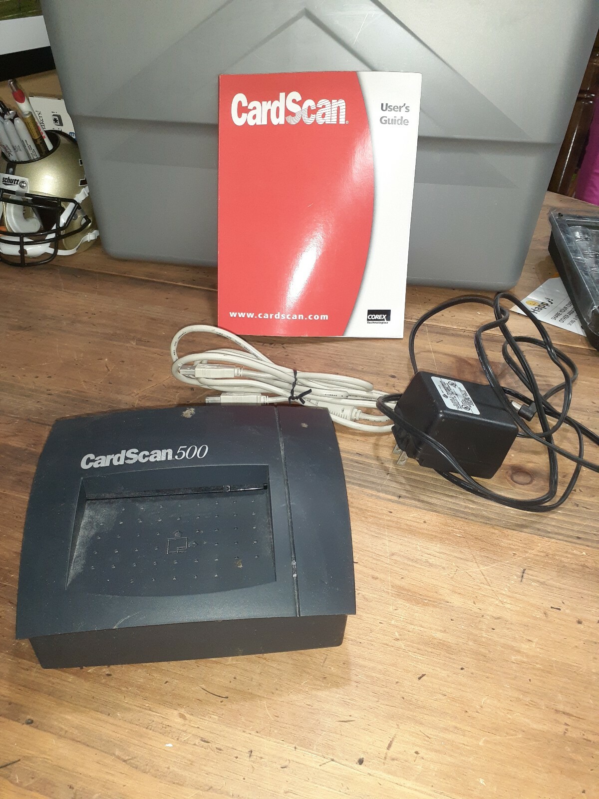 Corex Technologies CardScan 500 Business Card Scanner with AC adapter
