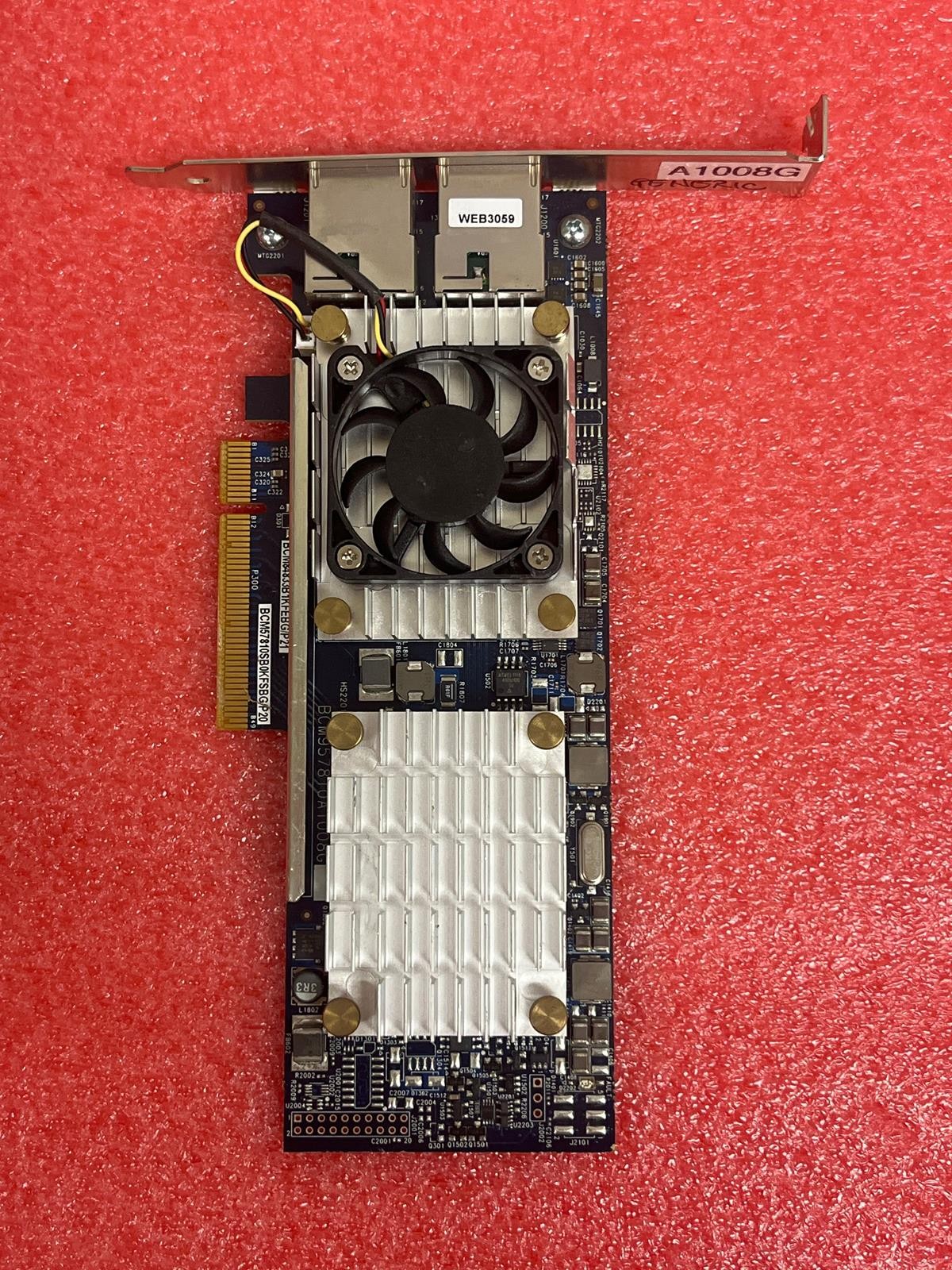 BROADCOM BCM957810A1008G DUAL-PORT NETWORK ADAPTER, HP BRACKET