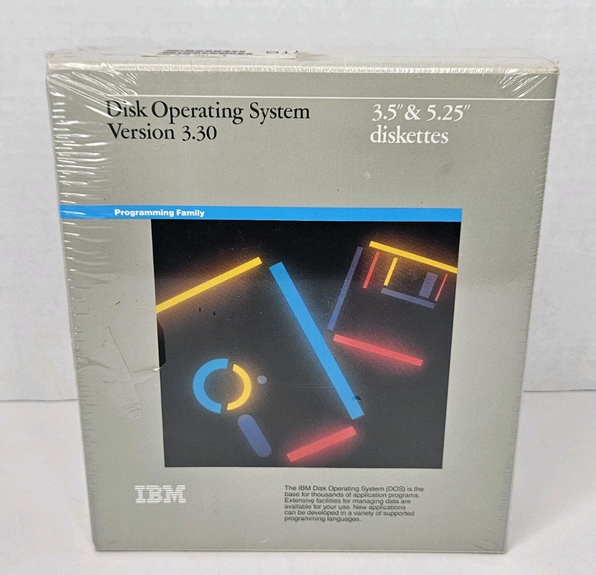 IBM Disk Operating System Version 3.30 New Sealed Vtg Software 3.5" & 5.25" Disk