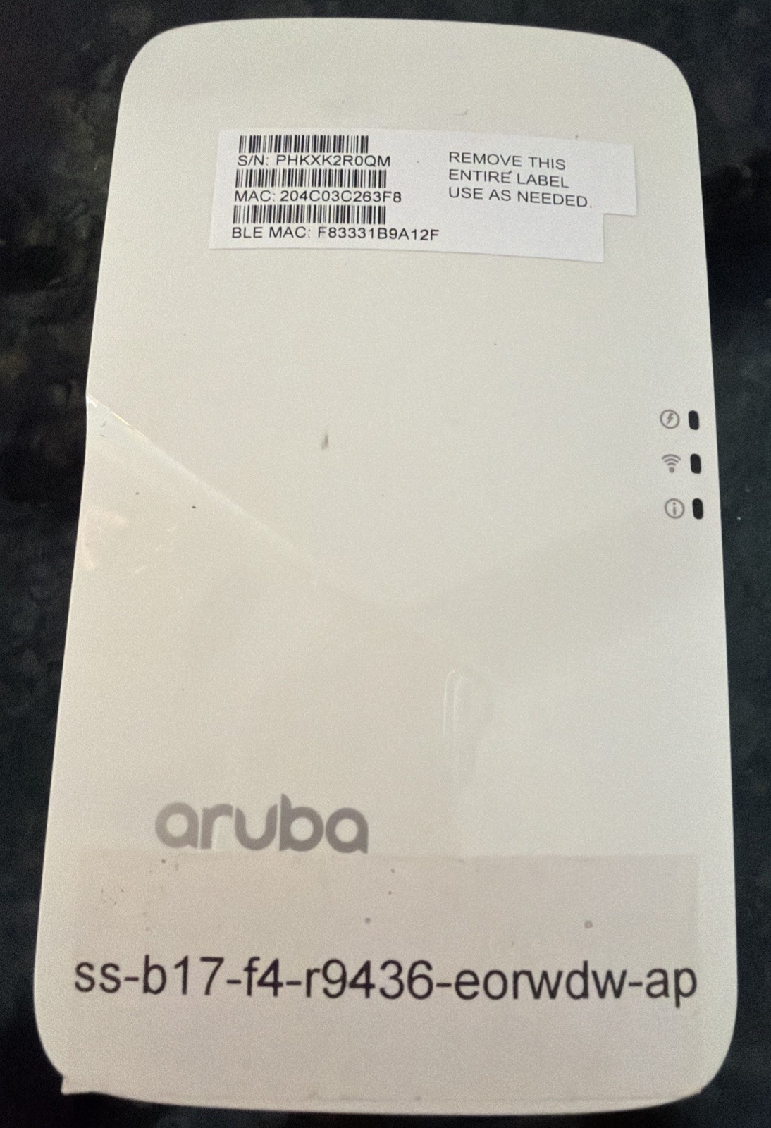 *LOT OF 80* HPE Aruba AP-303HR-US APINH303 Dual-radio Wireless Access Point