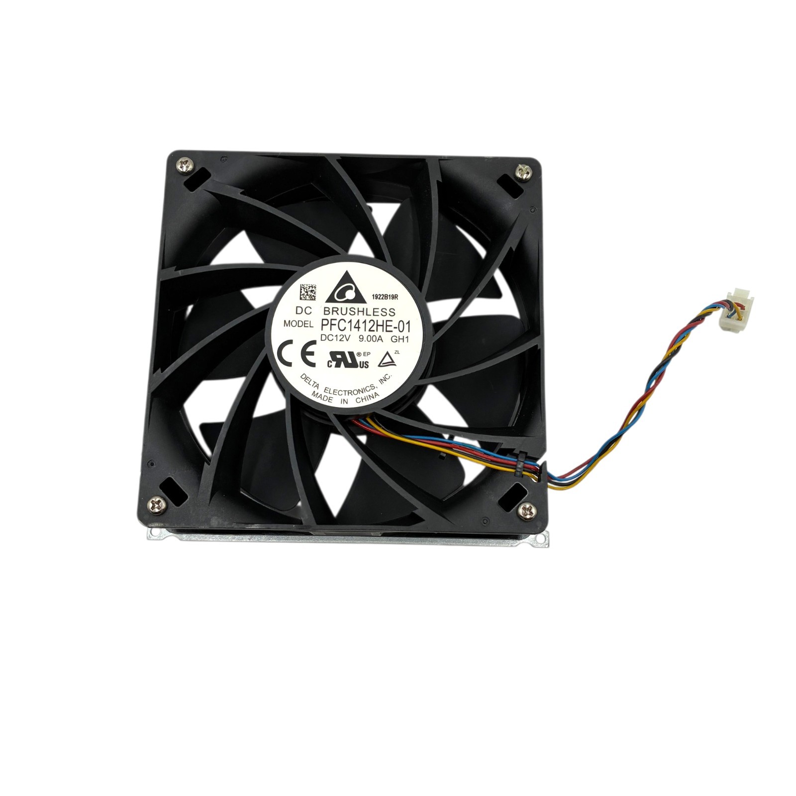 Delta PFC1412HE-01 140mm 140x38mm 12V 9.00A High CFM Server Cooling Fan
