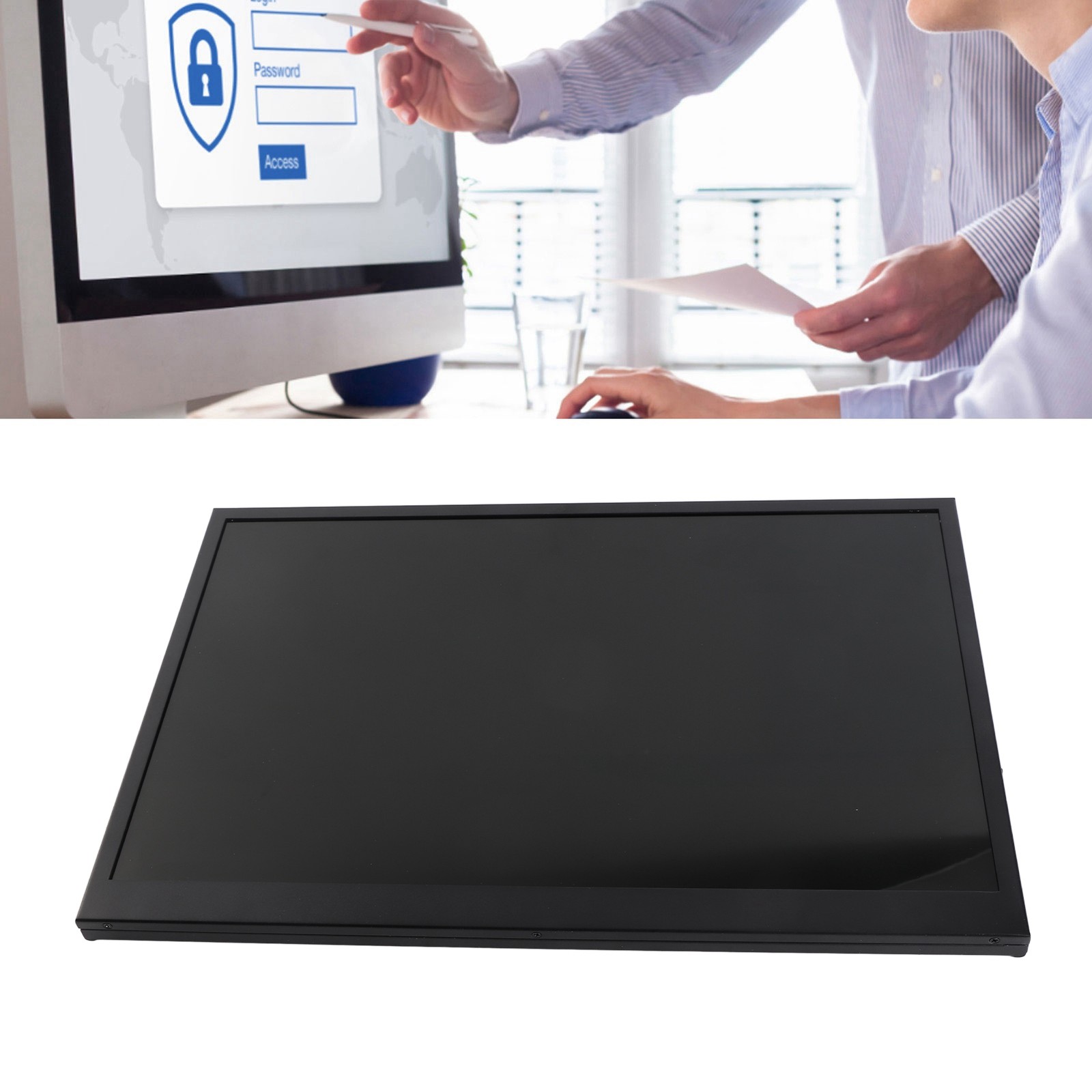 17in Portable Monitor 1440x900 178 Degree Viewing Angle Plug And Play Gamin CXBF