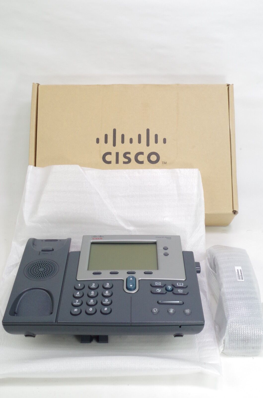 New Cisco CP-7942G 7942G Unified IP VoIP Business Office Phone w/Base & Handset
