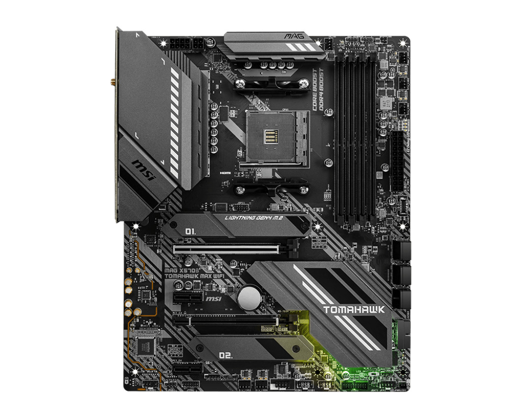 MSI MAG X570S TOMAHAWK MAX WIFI AMD X570 DDR4 Socket AM4 ATX Motherboard