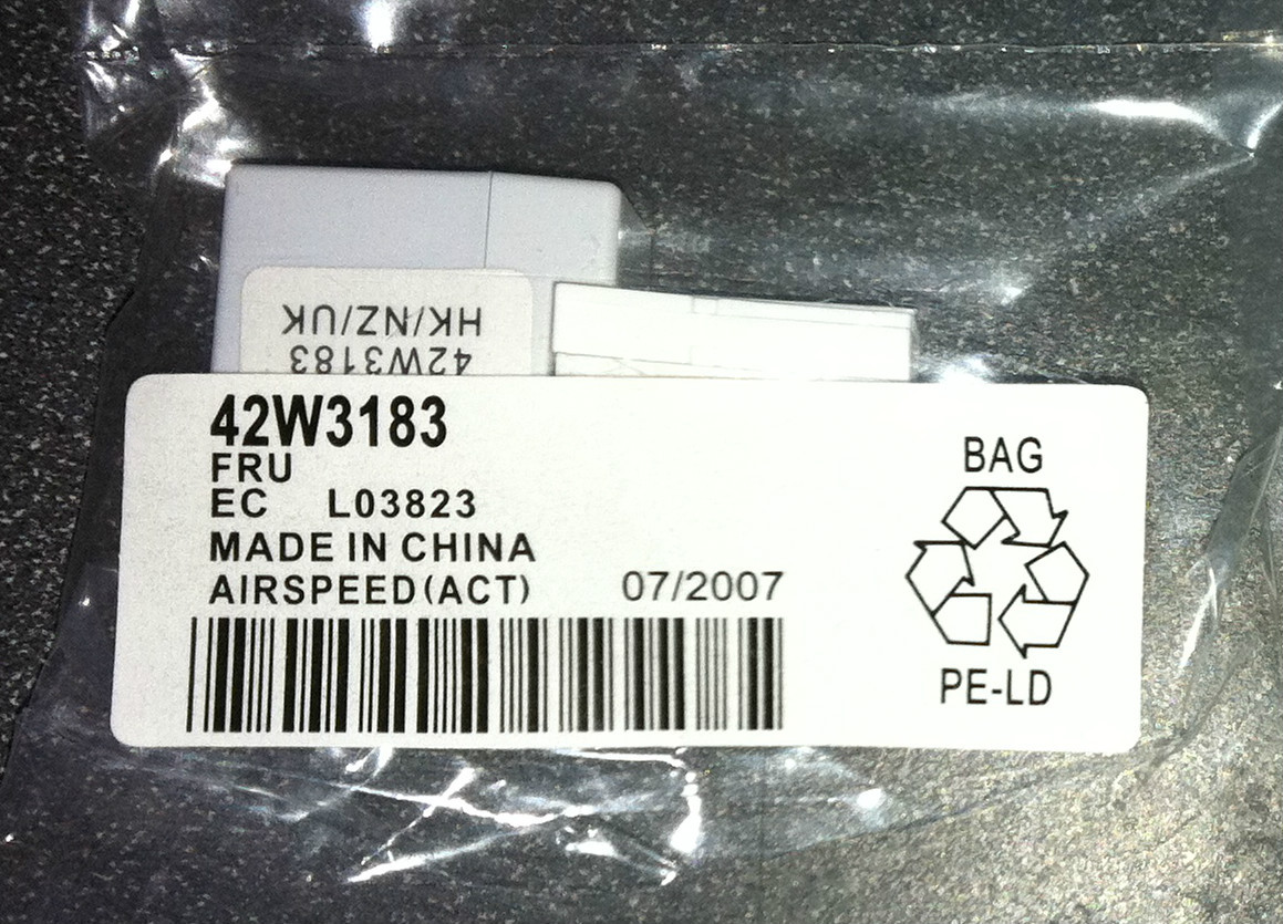 47x IBM 43W3183 Ethernet/Cable Adaptors - NEW()