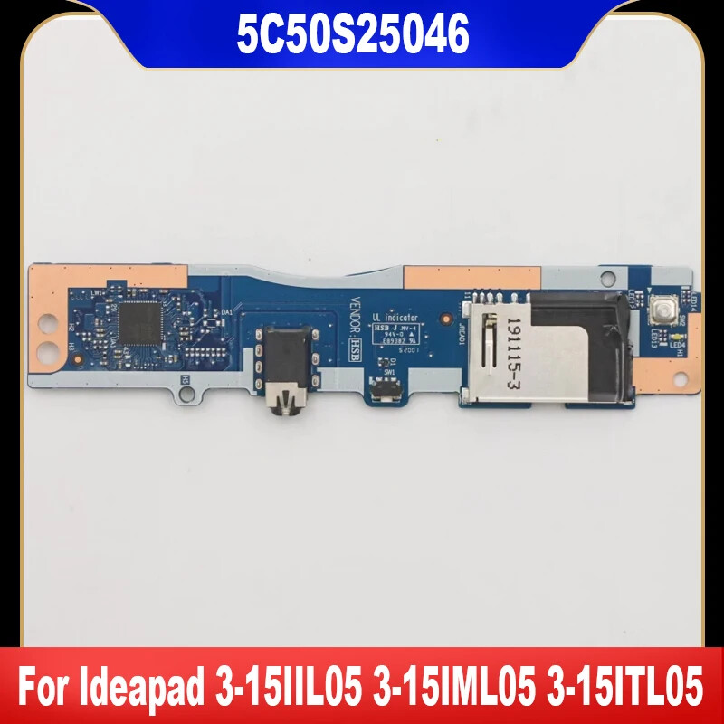 5C50S25046 For Lenovo Ideapad 3-15IIL05 3-15IML05 3-15ITL05 Power Audio SD Card