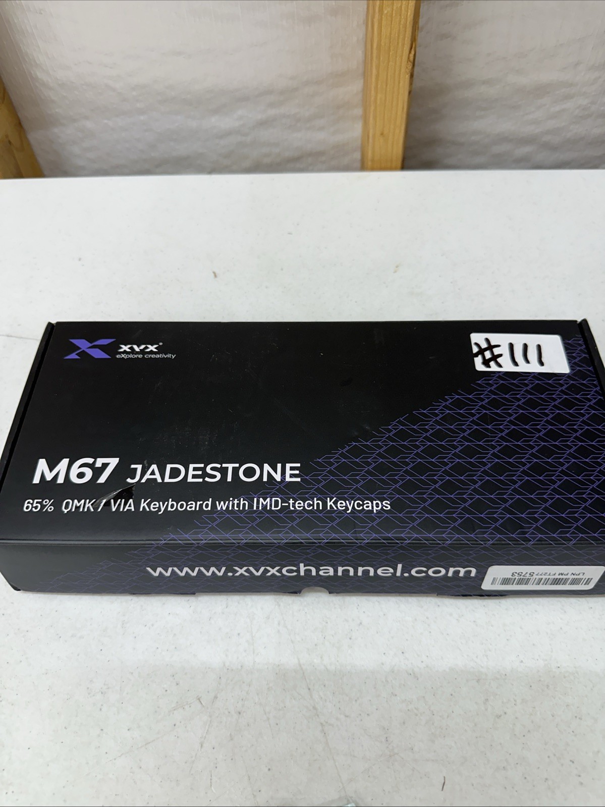 Wireless White XVX M67 Jadestone 65% QMK /Via Keyboard With IMD Keycaps Keyboard