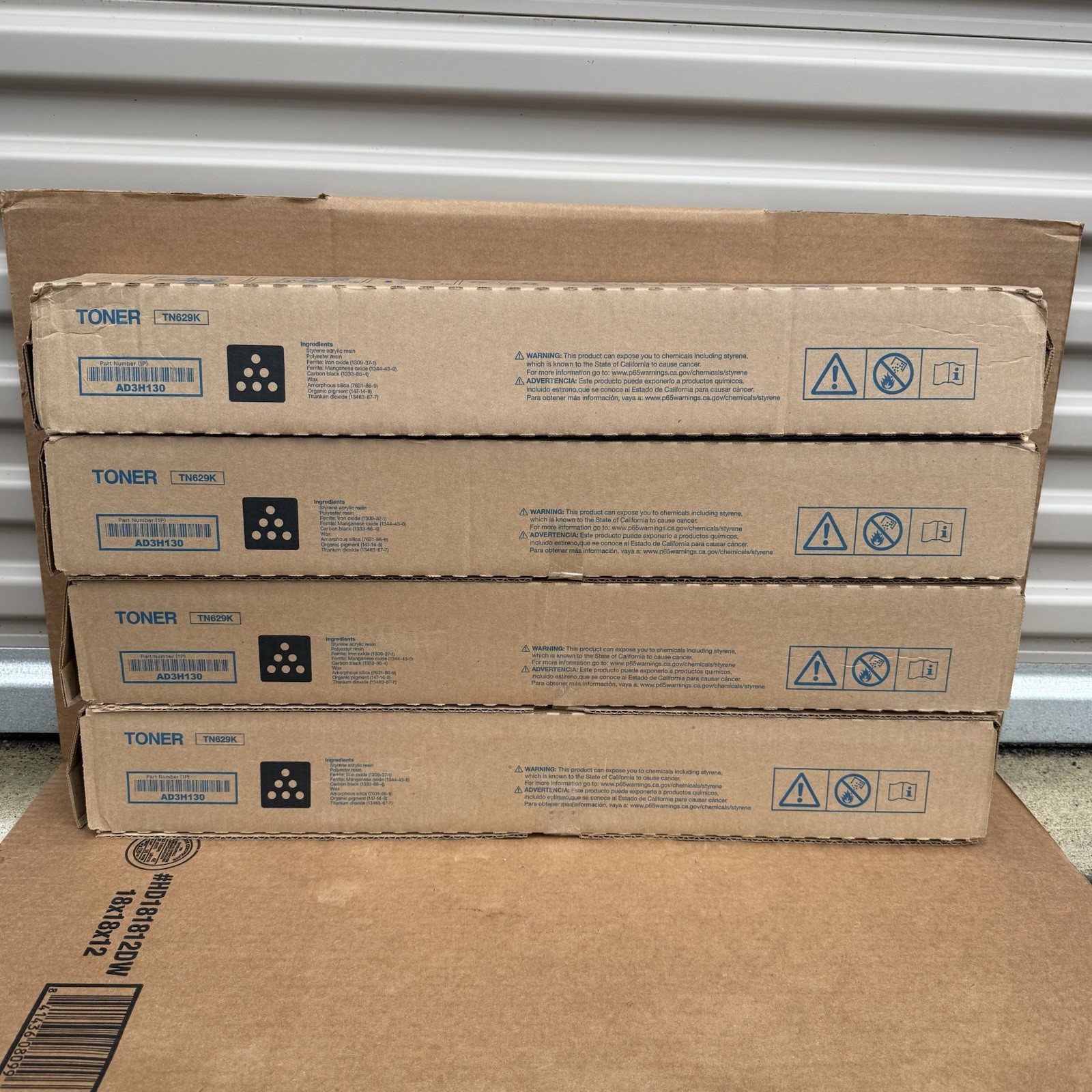 Set of 4 pcs Konica Minolta TN629K | Black Toner Cartridge | AD3H130