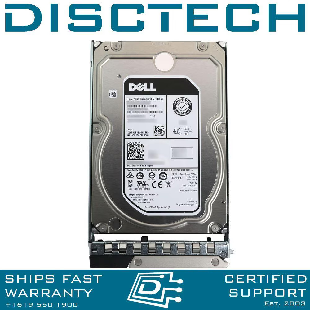 Dell 400-ATKJ / C3MX1 2TB 3.5" 7.2K RPM 512n SATA Hard Drive Kit X7K8W