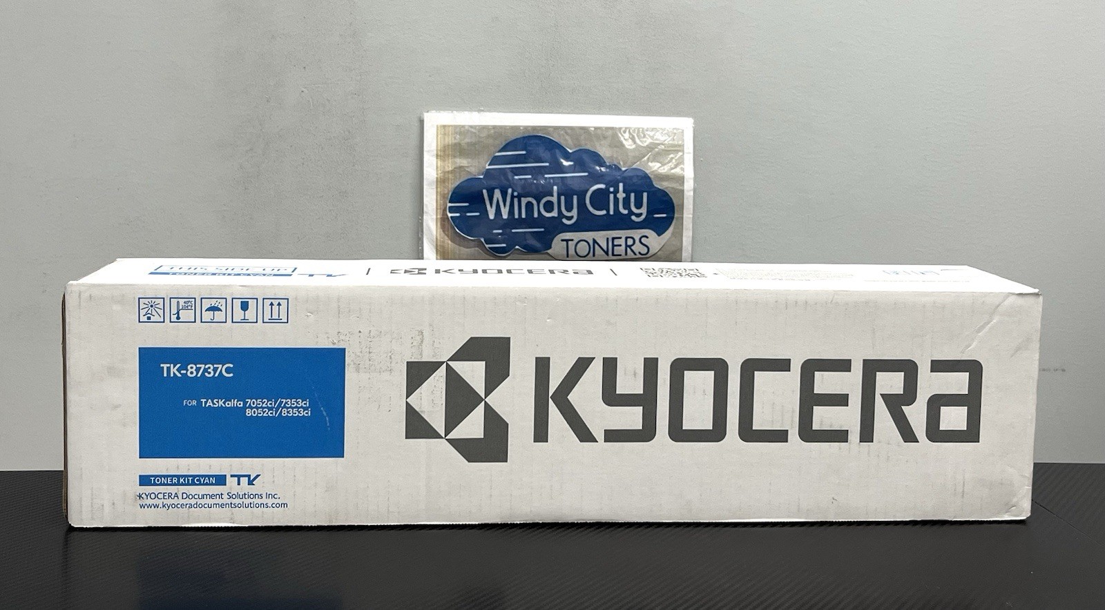 Kyocera TK-8737C (1T02XNCUS0) Cyan Toner Cartridge Genuine New