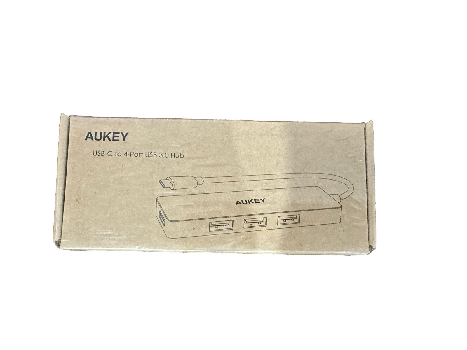 Aukey USB-C 4 ports USB 3.0 Hub - Black / BRAND NEW SEALED