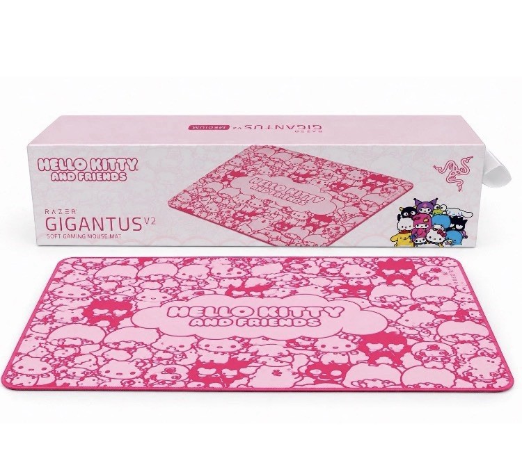 Razer Gigantus V2 Hello Kitty & Friends Medium Gaming Mouse Pad – New