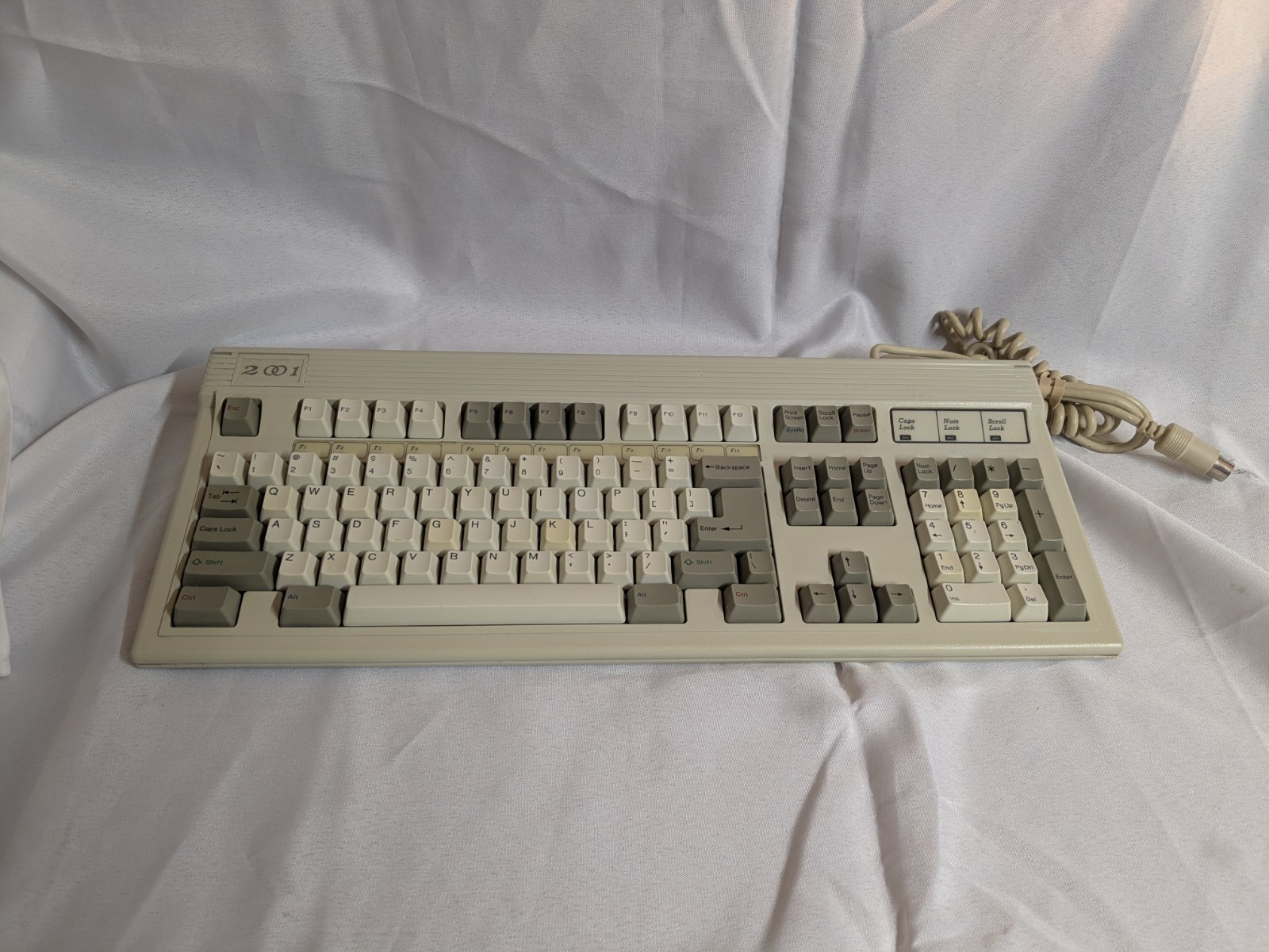 Focus Electronics FK-2001 Mechanical Alps SKCM  White Switches VTG 5 Pin DIN 