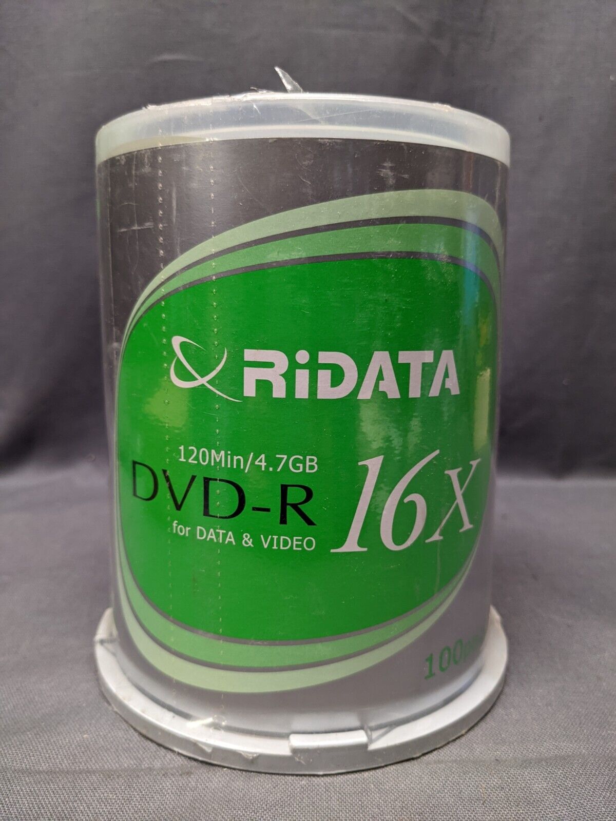 100-PK 16X Ridata DVD-R Blank Storage Media Disc 4.7GB 120Min NEW Sealed