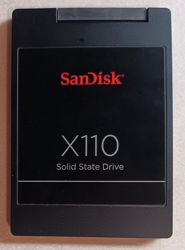 SANDISK SSD X110 128GB SATA 2.5" SD6SB1M-128G-1022I TESTED