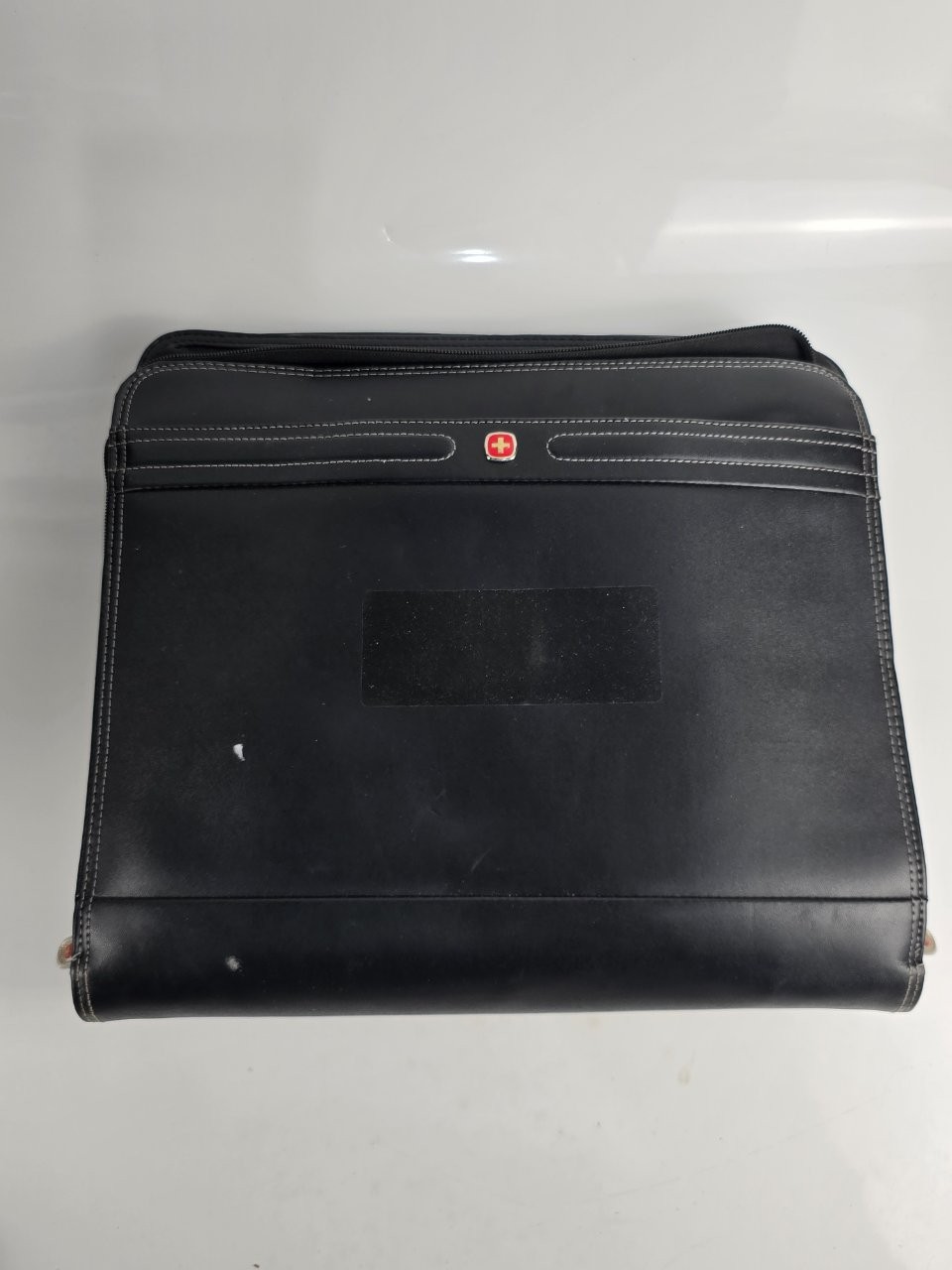 Wenger SwissGear Executive Portfolio Padfolio Case Black Faux Leather Organizer