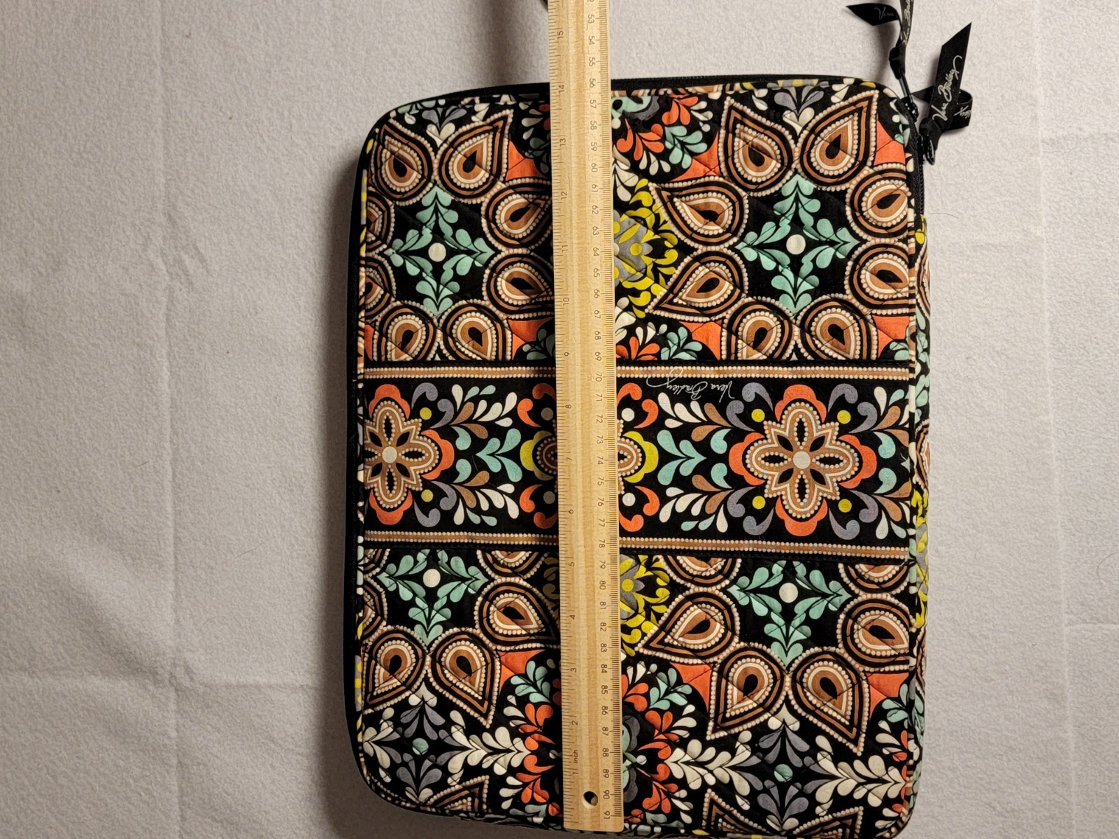 Vera Bradley Laptop Sleeve Navy Floral 14" x 11" Computer Tablet Bag Case