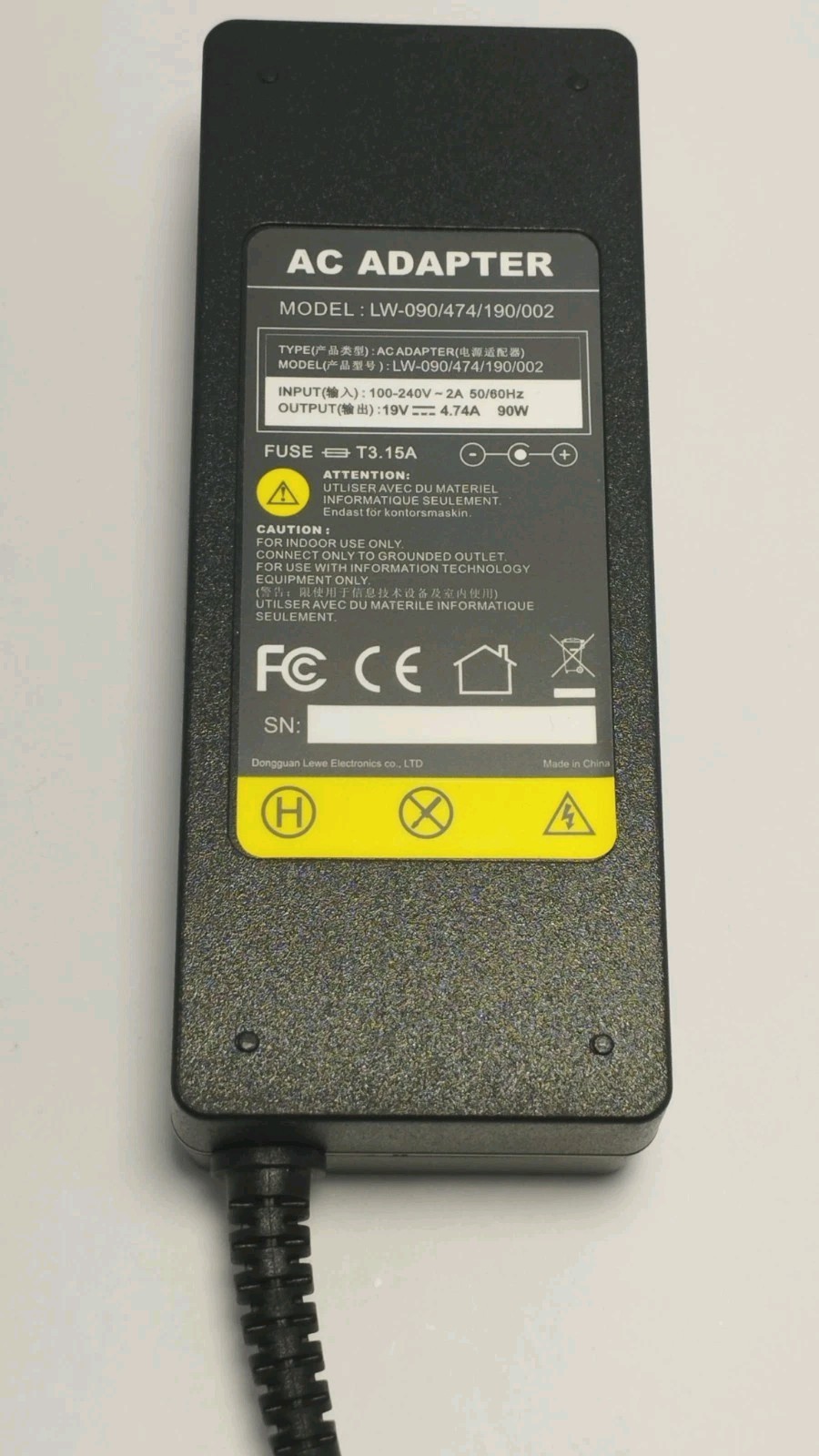 AC Adapter Charger Power Supply for SONY VAIO PCG-61315L PCG-61511L PCG-61611L
