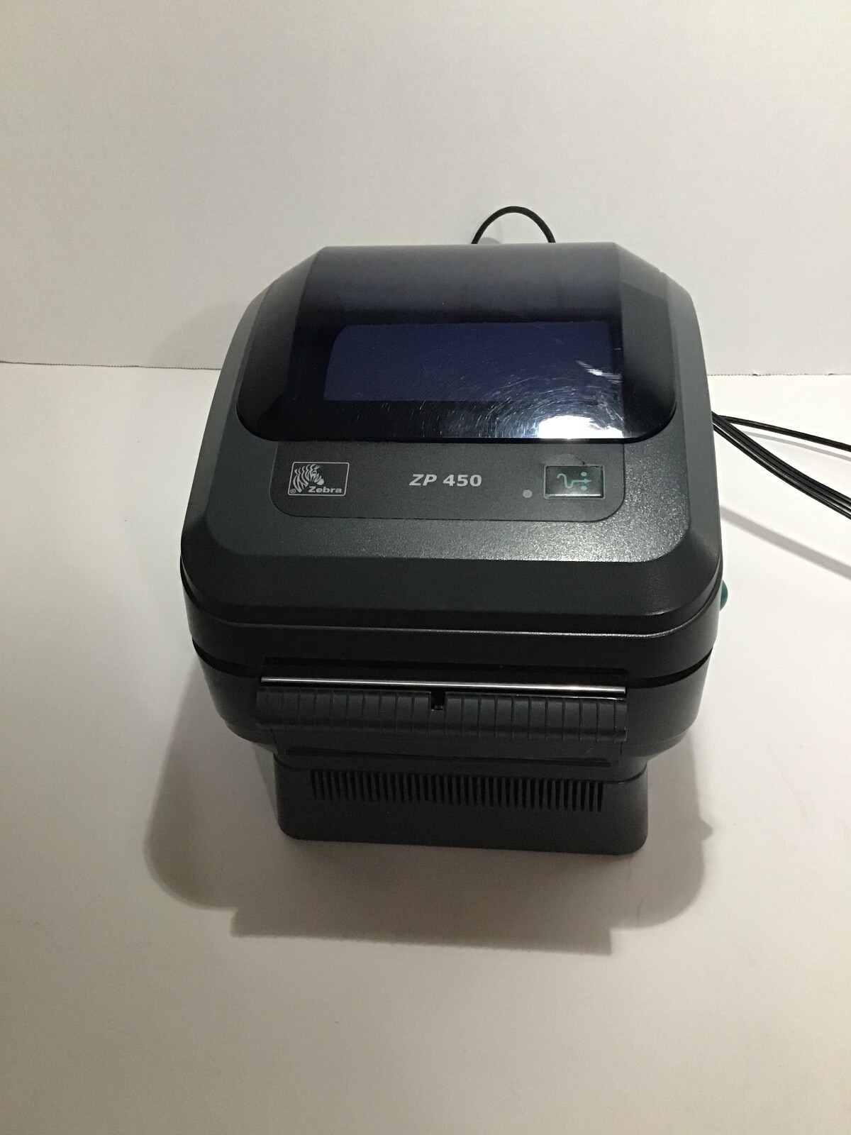 TESTED Zebra ZP450 Portable Thermal Label Printer USB Serial with Labels