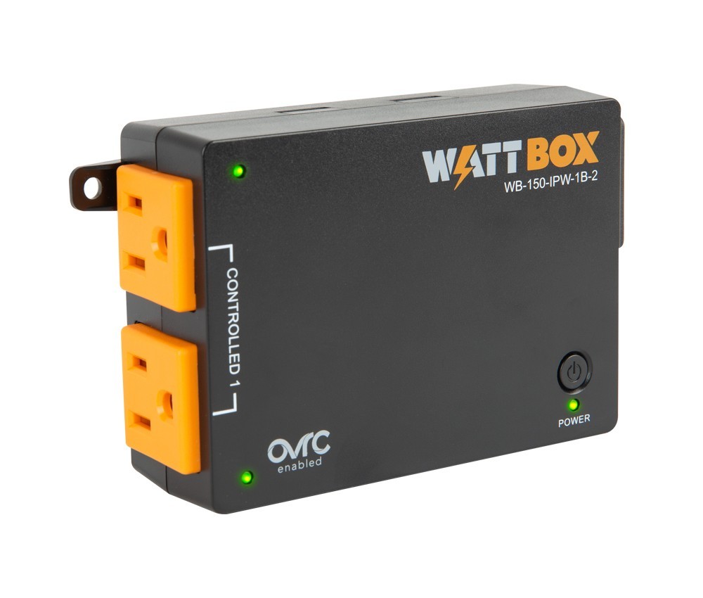WattBox WB-150-IPW-1B-2 IP Power Controller (Wi-Fi or Wired)
