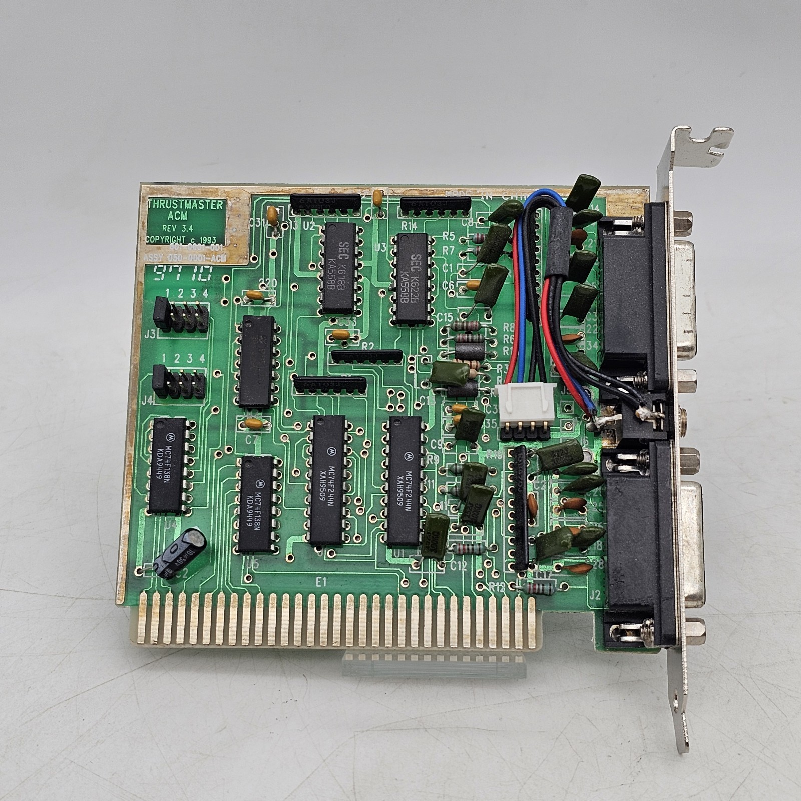 Vintage Retro 1993 Thrustmaster ACM Card Rev 3.4 - Card Only RARE