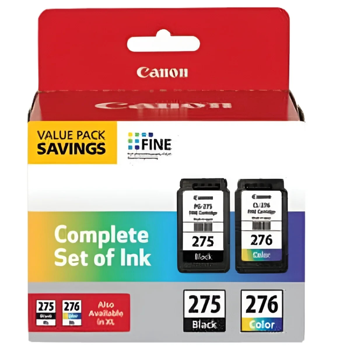 Genuine Canon PG-275 CL-276 Value Pack Complete Set of Ink Retail Box