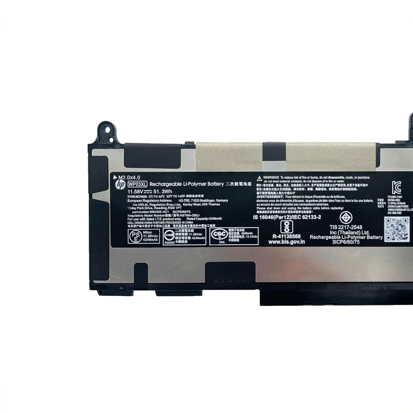 Genuine HP WP03XL Laptop Battery - 51.3Wh for EliteBook 845 860 1040 G9 G10- OEM