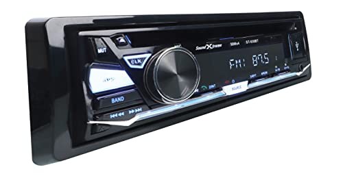 SoundXtreme ST-930BT Single-DIN CD Car Stereo Bluetooth, USB SD & Aux Input CD