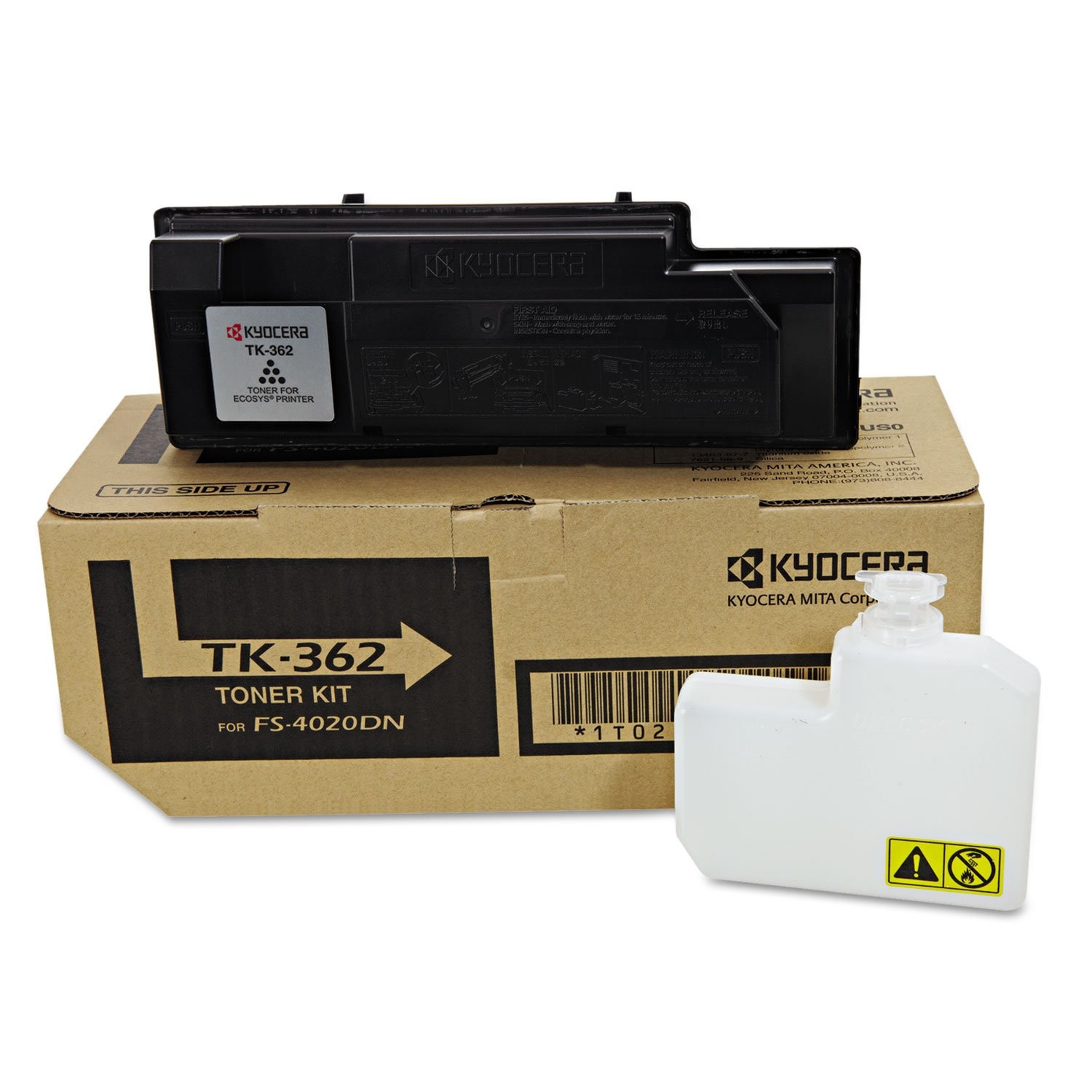 Original Kyocera TK-362 Black Toner. New Sealed Toner, We Ship Fast