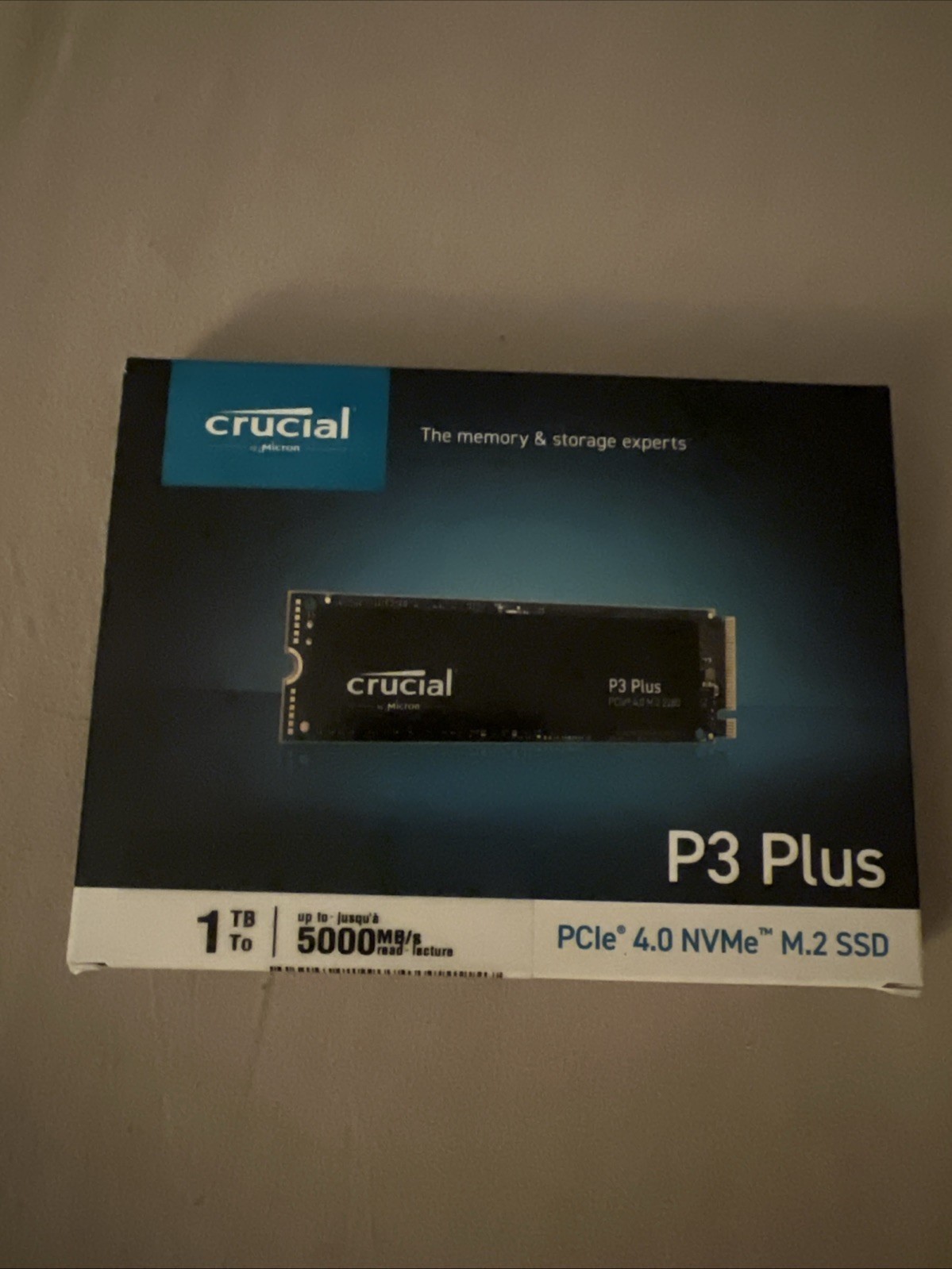 Crucial P3 Plus 1TB NVMe 4.0 Internal SSD (CT1000P3PSSD8)