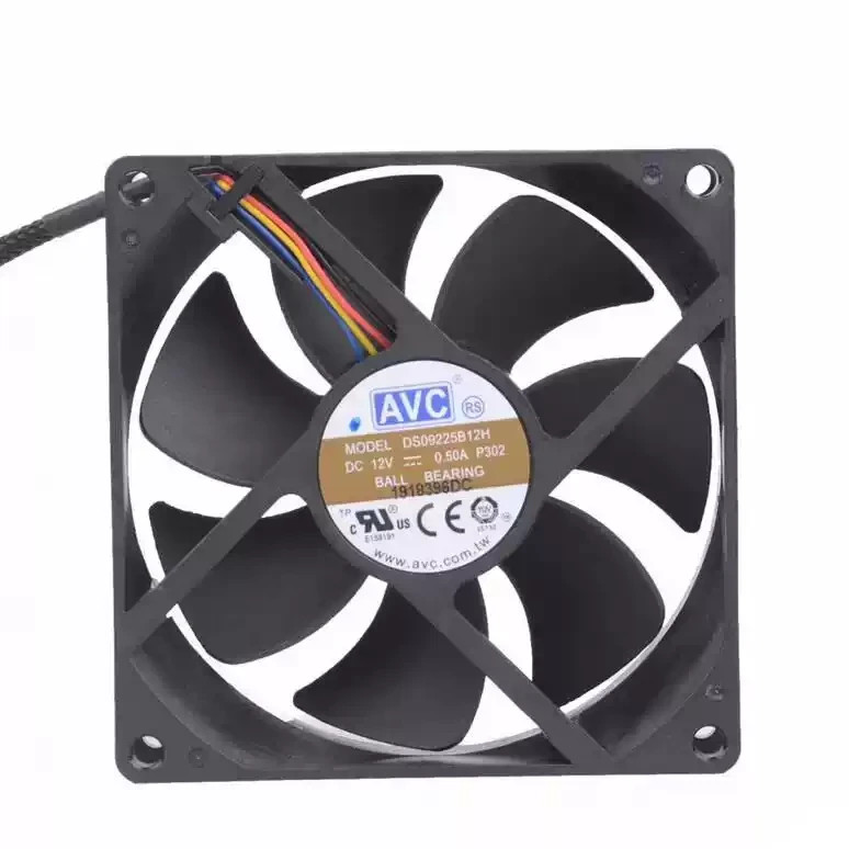 1PCS AVCDS09225B12H 12V 0.50A 9225 4-Wire Speed-Controlled Fan