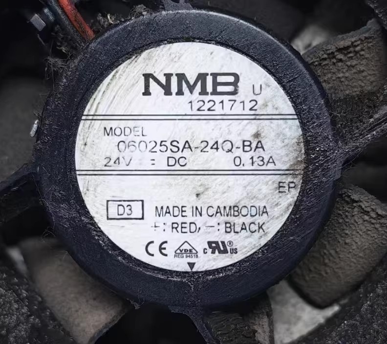 1PCS NMB Genuine 06025SA-24Q-BA DC24V 0.13A 6CM Variable Frequency Drive Fan