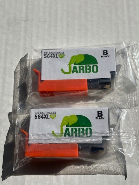 2pk 564XL New Generic Ink Cartridge Photosmart 6510 6520 7510 7520 Black
