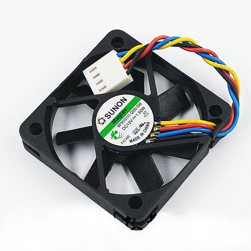  PWM Cooling Fan 50X50X10MM 5010 5CM 4-Pin MF50101V1-Q030-S99 DC12V 1.50W
