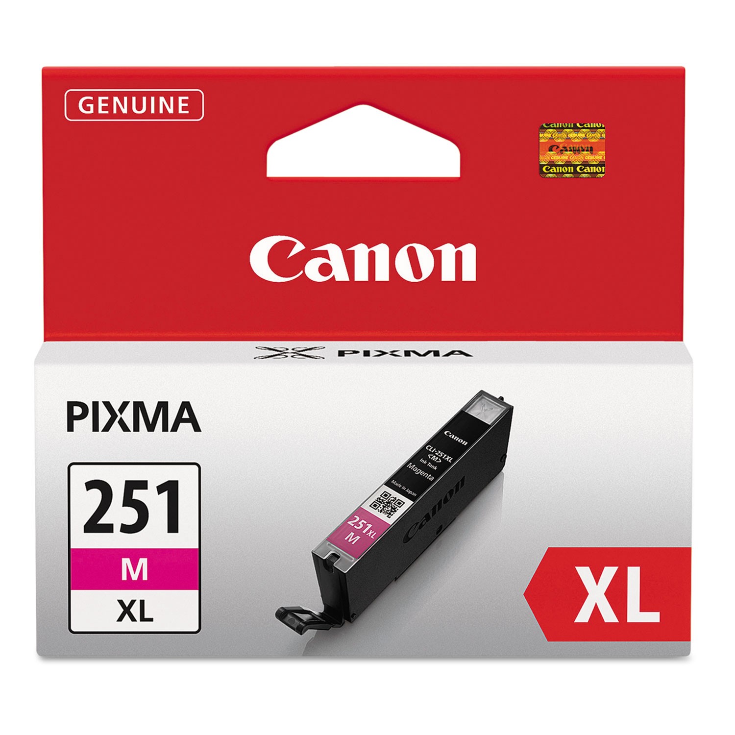 Canon® 6450B001 (CLI-251XL) ChromaLife100+ High-Yield Ink, Magenta
