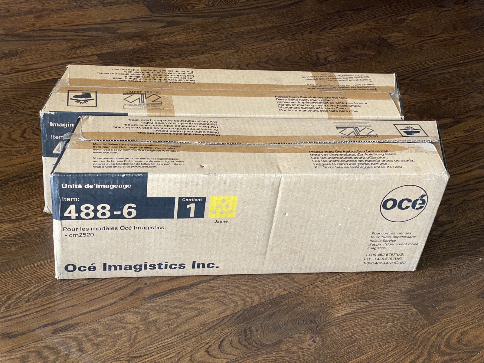 Lot of 2 Oce 488-6 Yellow IMAGING UNIT Oce/Imagistics Oce CM2520 Sealed