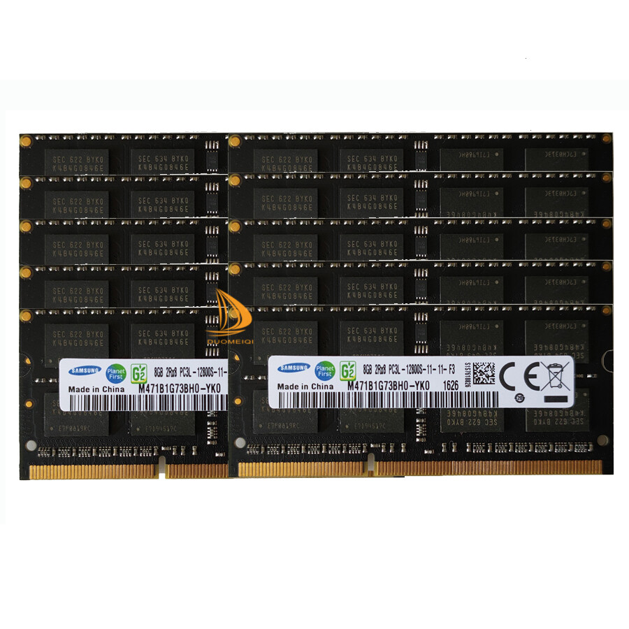 Samsung 10x 8GB 2RX8 DDR3 1600MHz PC3L-12800S 1.35V SO-DIMM Laptop RAM Memory @@
