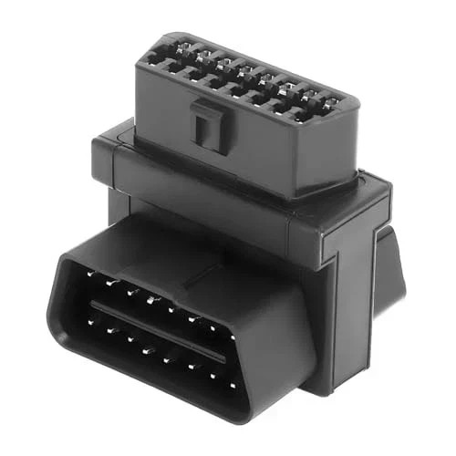 OBD2 Splitter, OBDII Full 16 Pin One Male to Two Female Extension Converter 