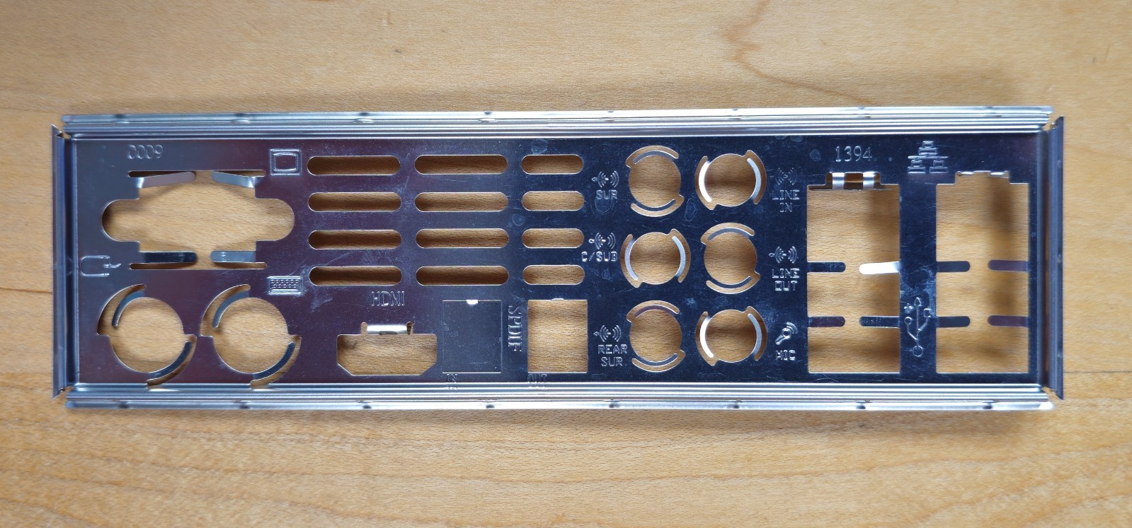 IO Shield / Backplate for Abit Fatal1ty F-190HD