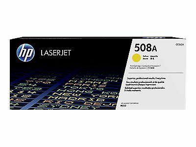 New Unopened HP 508A Yellow Original LaserJet Toner Cartridge, CF362A