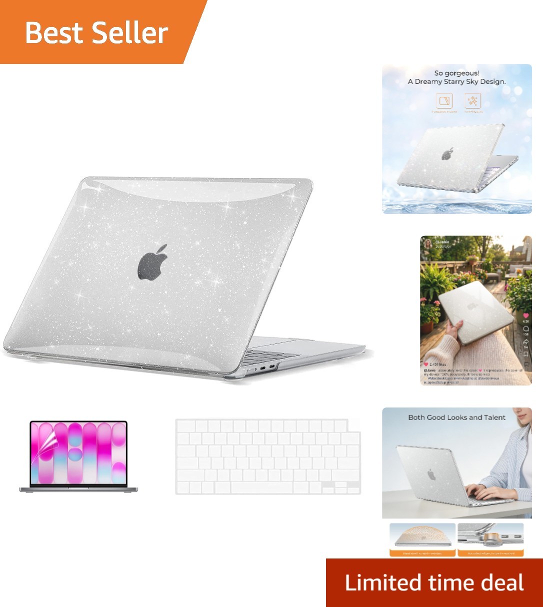 Slim Lightweight Protective Case & Keyboard Cover for MacBook Neo 2026 - A3404