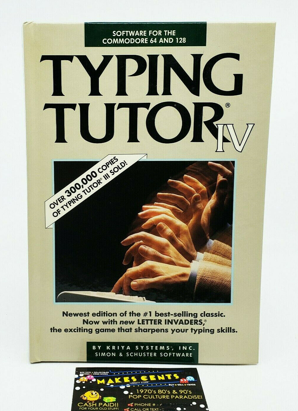 Commodore 64 (C64) Typing Tutor IV: - w/  Letter Invaders Floppy Disk
