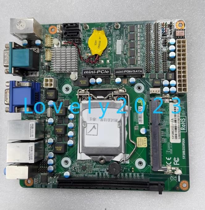 1pc used MINI-ITX motherboard GRANTECH SYS86355VGGA