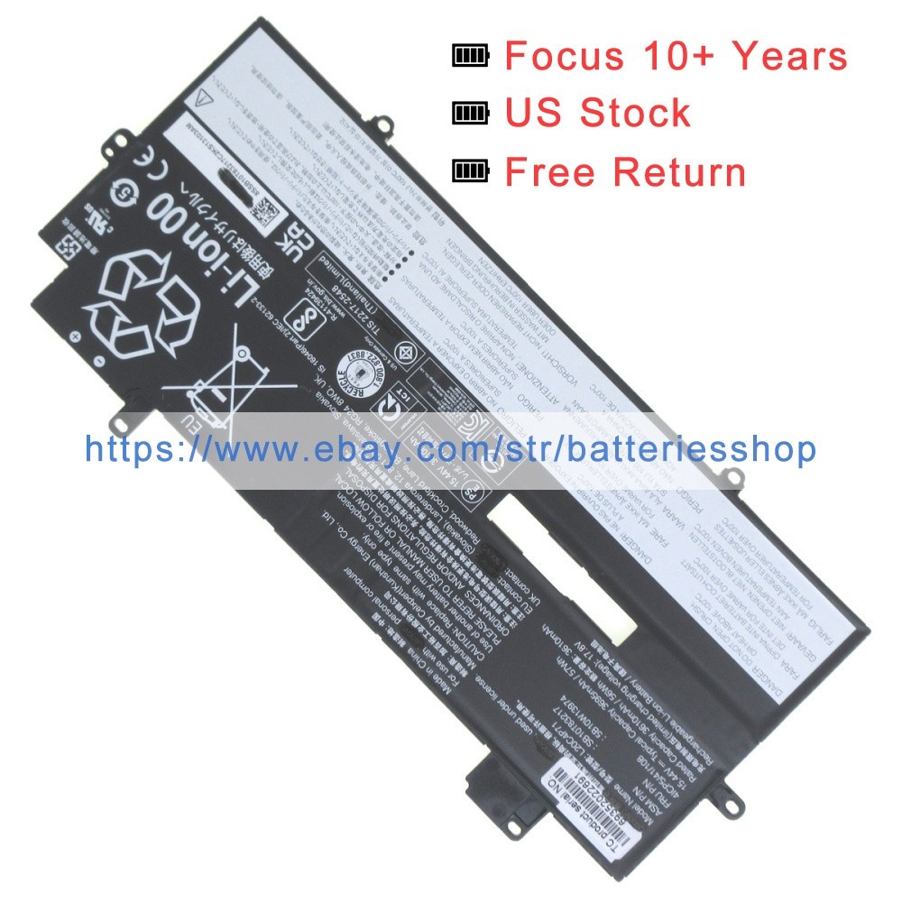 Genuine New L20C4P71 5B10W13974 Battery for Lenovo ThinkPad X1 Yoga Gen 8