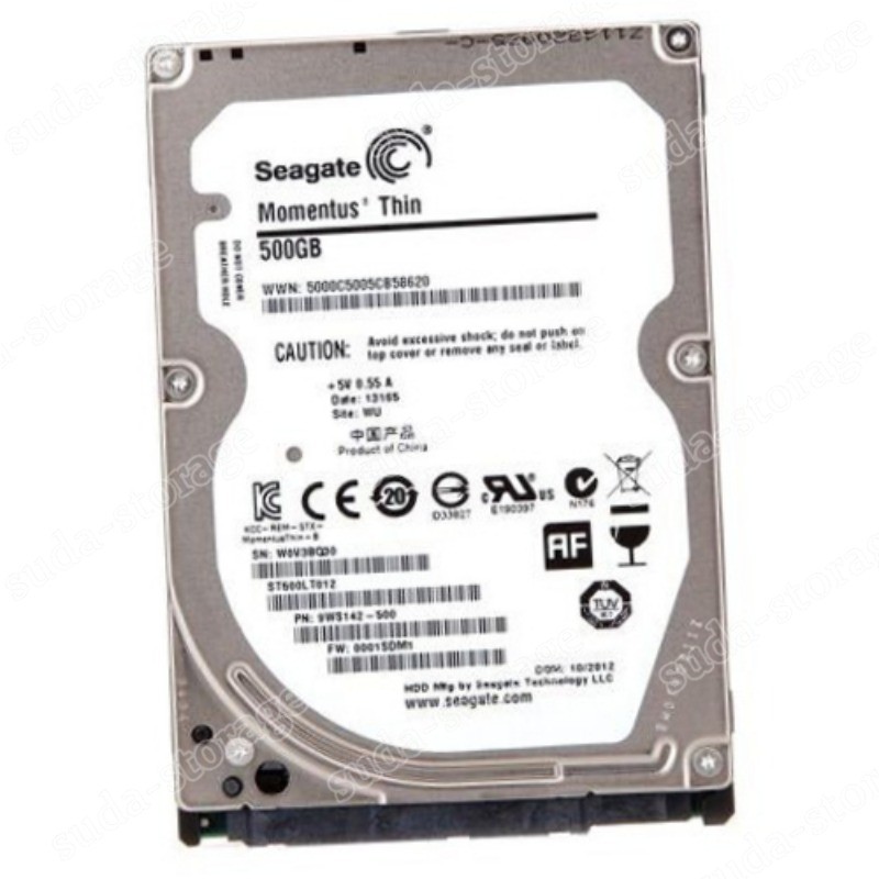 1PCS Seagate Momentus Thin 500GB ST500LT012 5400 RPM 2.5" Internal Hard Disk Dr